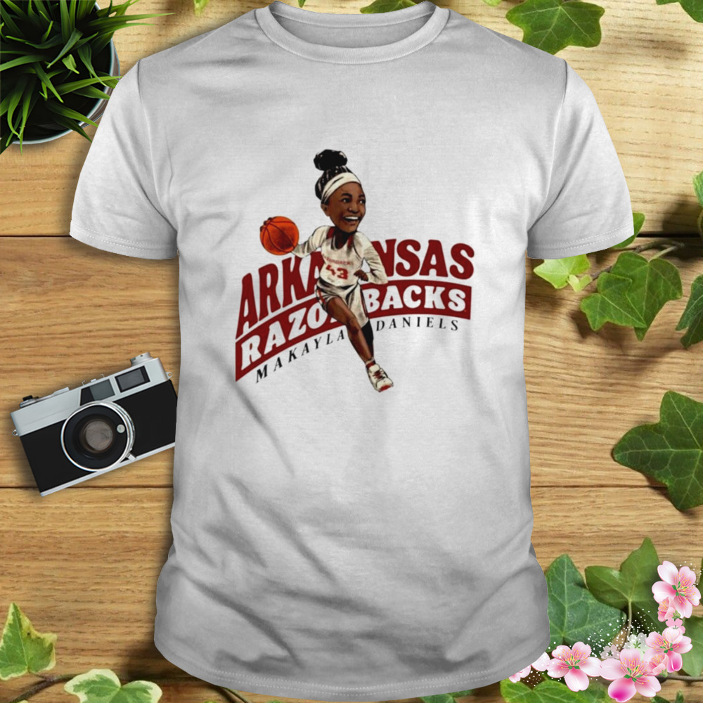 Makayla Daniels Caricature Arkansas Razorbacks shirt 1 Unisex shirt