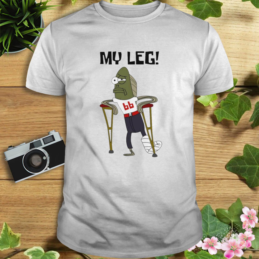 Ryan Jensen My Leg Spongebob Shirt 1 Unisex shirt