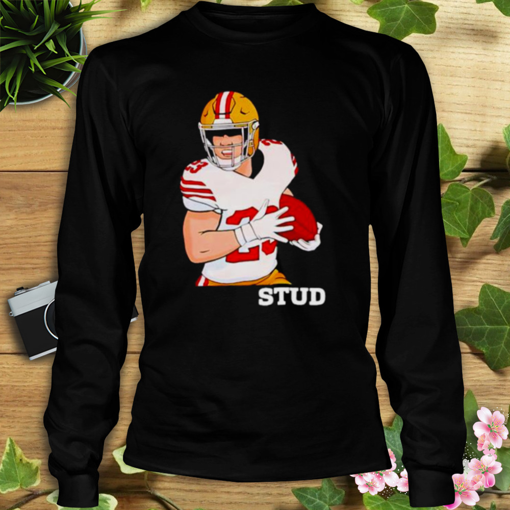 49ers Christian McCaffrey stud shirt 3 Longsleeve tshirt