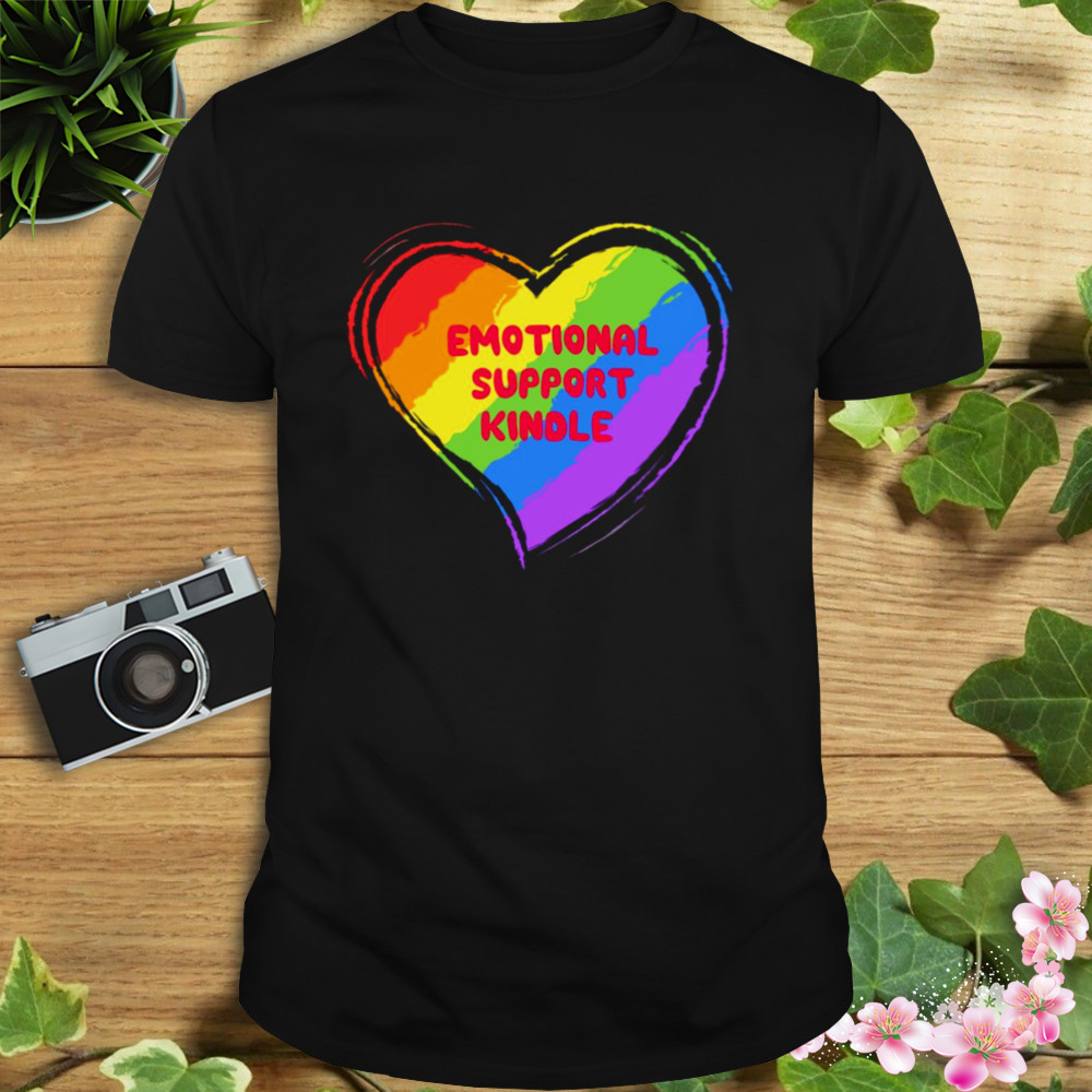 Emotional Support Kindle Lgbtq Unisex T-Shirt 1 Unisex tshirt