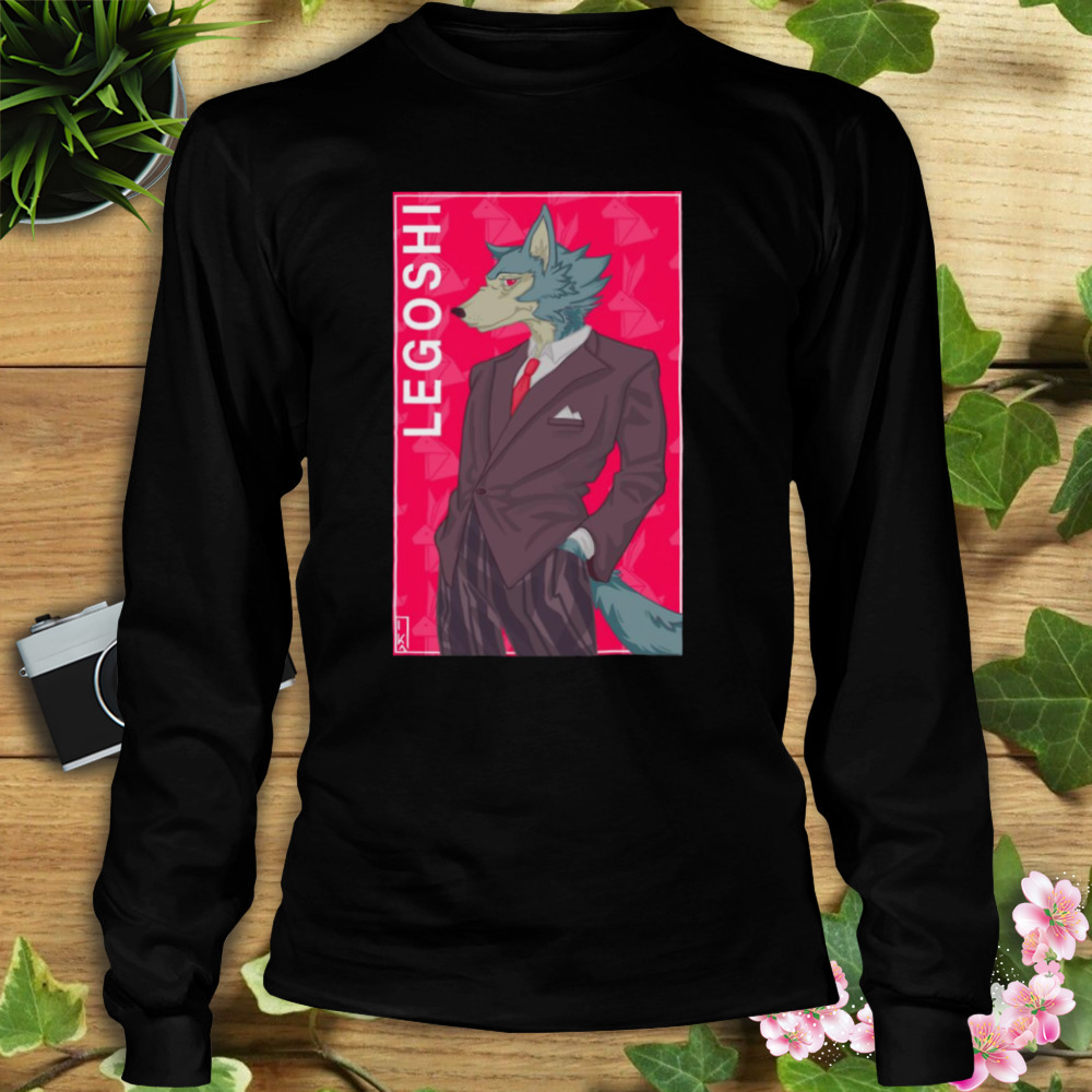 Gentlemen Beastars Legoshi Anime shirt 3 Longsleeve tshirt