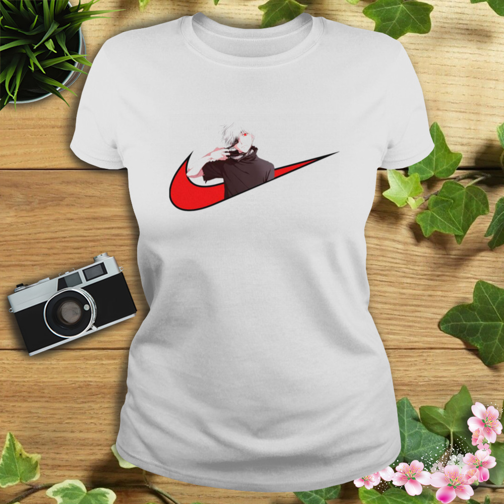 Kaneki Tokyo Ghoul Anime Aesthetic Ghoul Nike Logo Art shirt 2 Women's shirt