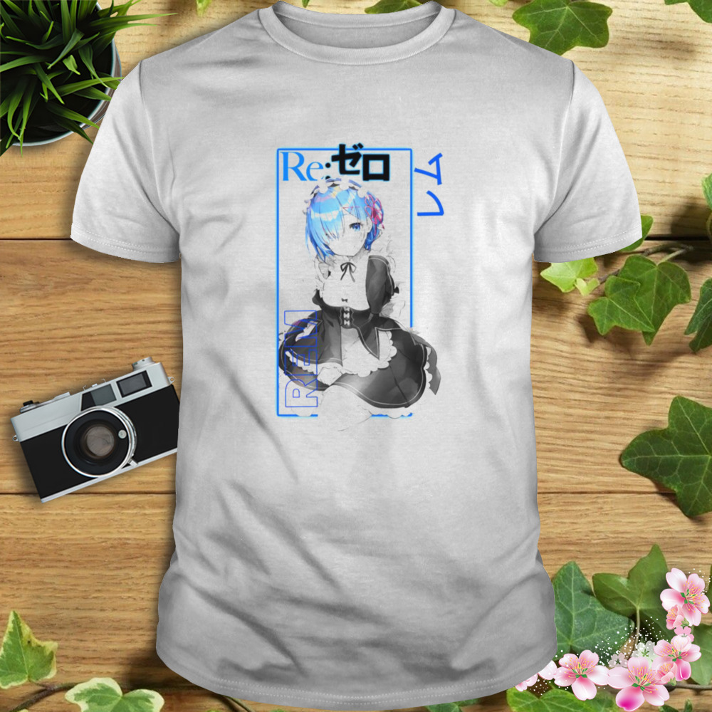 Maid Uniform Rem Rezero Art shirt