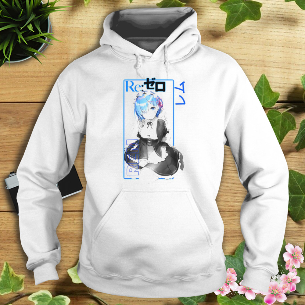 Maid Uniform Rem Rezero Art shirt 4 Hoodie shirt
