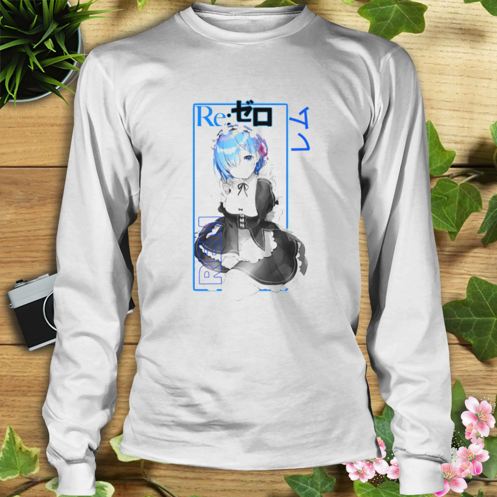 Maid Uniform Rem Rezero Art shirt 3 Longsleeve shirt