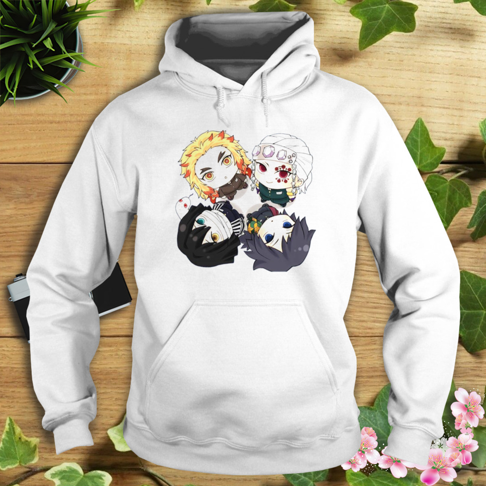 Men In Hashira Entertainment District Arc Demon Slayer shirt 4 Hoodie shirt