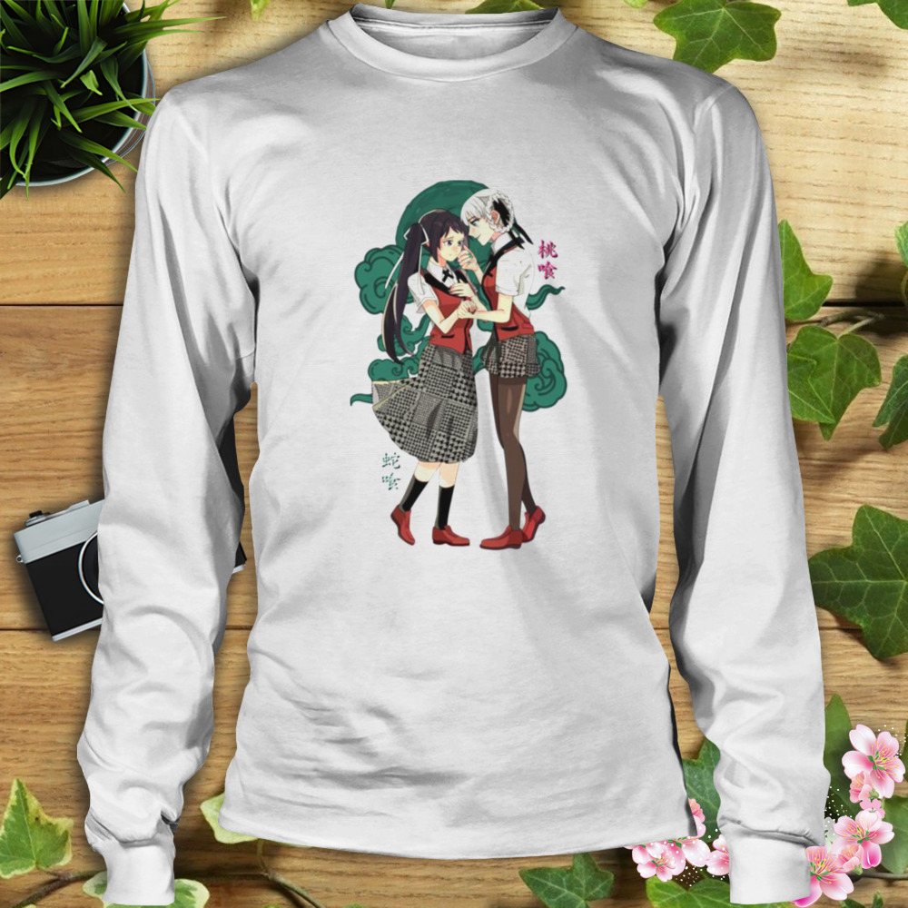 Momobami X Igarashi Kakegurui Japan Style Art shirt 3 Longsleeve shirt