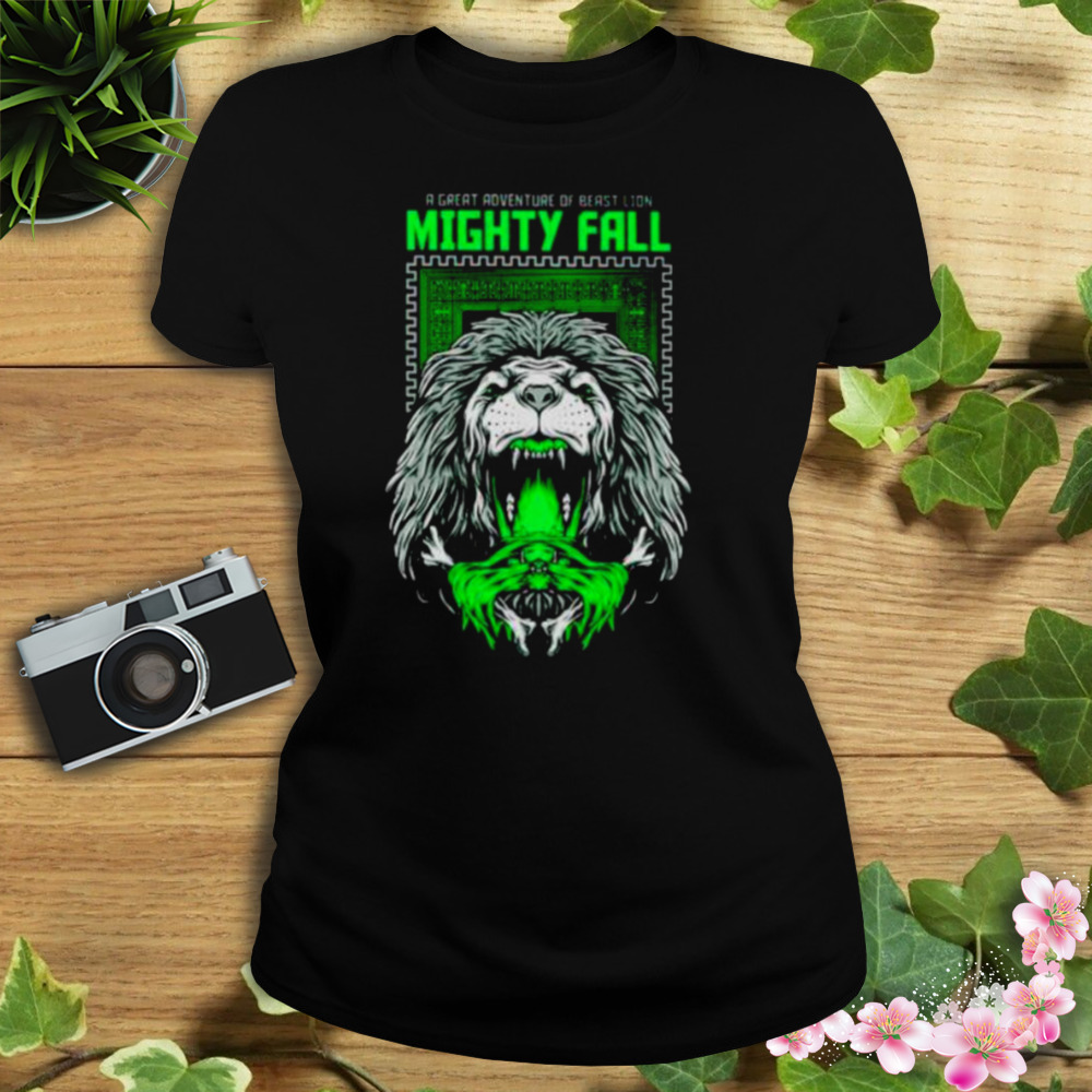 a great adventure of beast lion mighty fall shirt 2 Women's tshirt