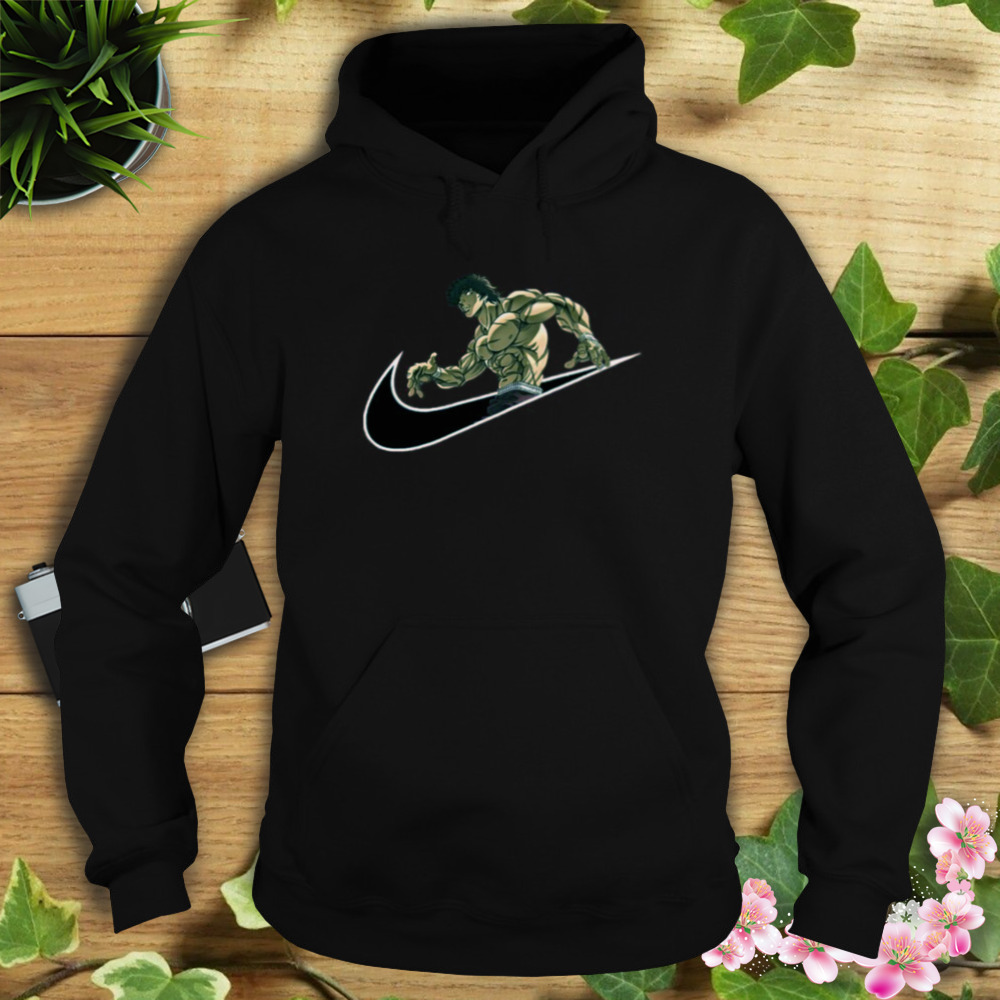Gymmer Baki Hanma X Nike Logo shirt 4 Hoodie tshirt