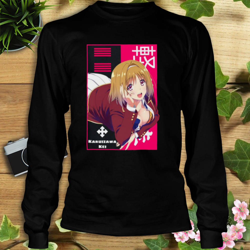 Karuizawa Kei Short Hair Classroom Of The Elite You-Zitsu Series shirt 3 Longsleeve tshirt