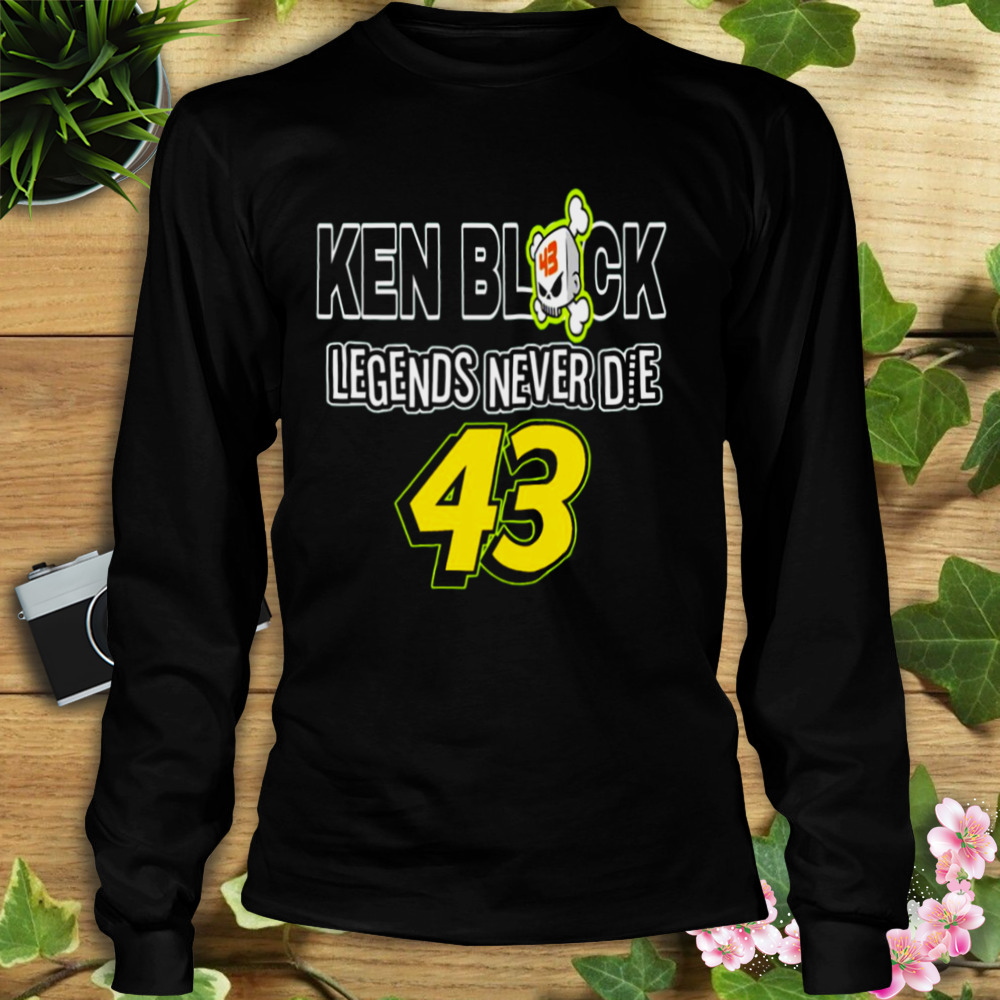 Legends Never Die Rip Ken Block #43 Graphic shirt 3 Longsleeve tshirt