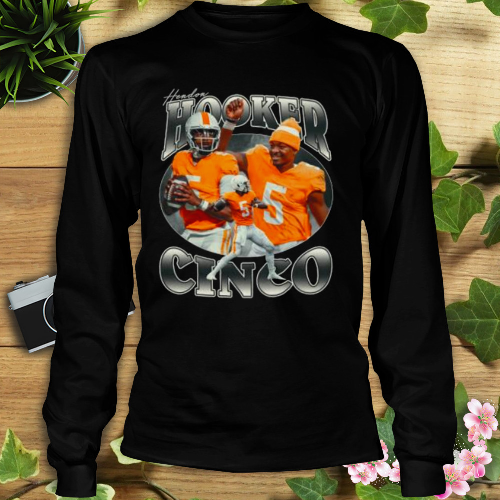 Tennessee Volunteers Hendon Hooker Cinco shirt 3 Longsleeve tshirt