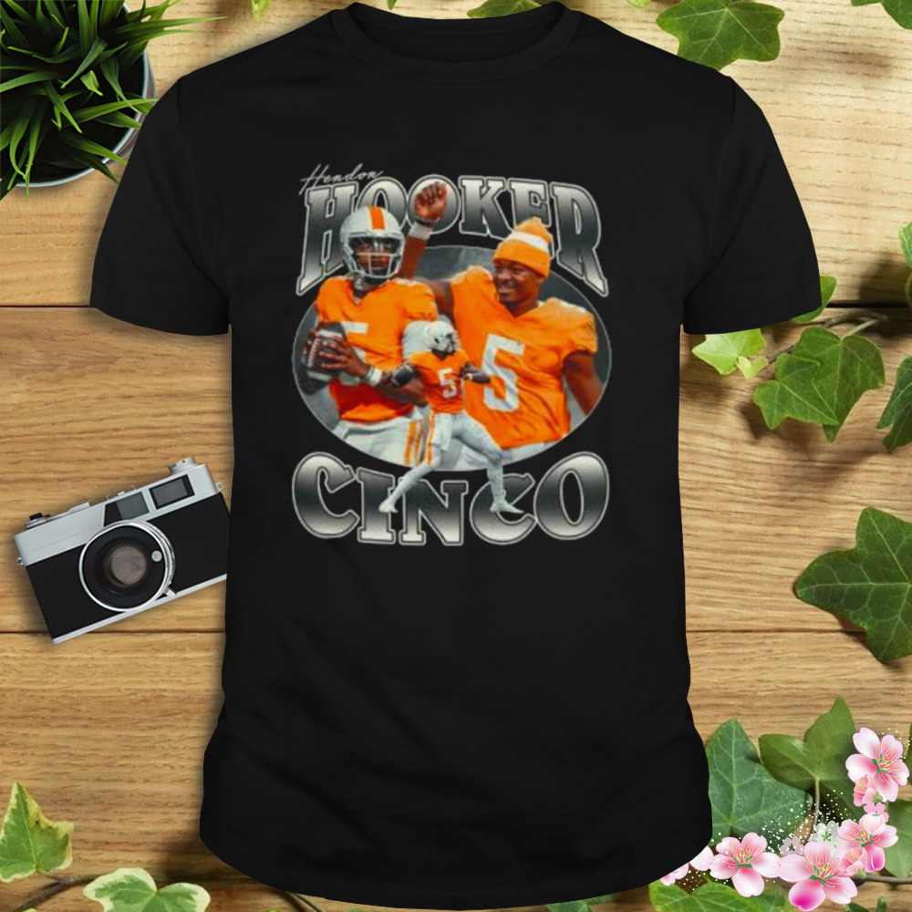 Tennessee Volunteers Hendon Hooker Cinco shirt 1 Unisex tshirt