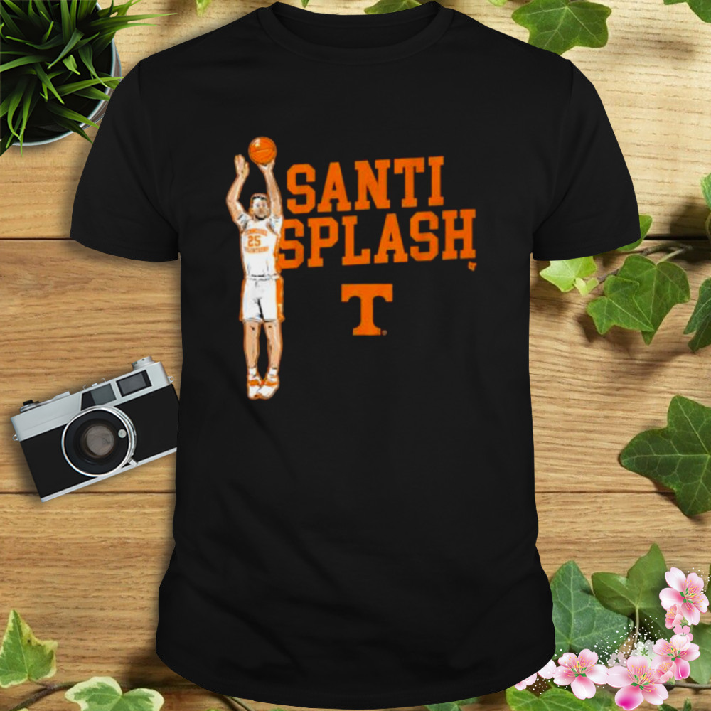 Tennessee basketball santiago vescovi santi splash shirt 1 Unisex tshirt