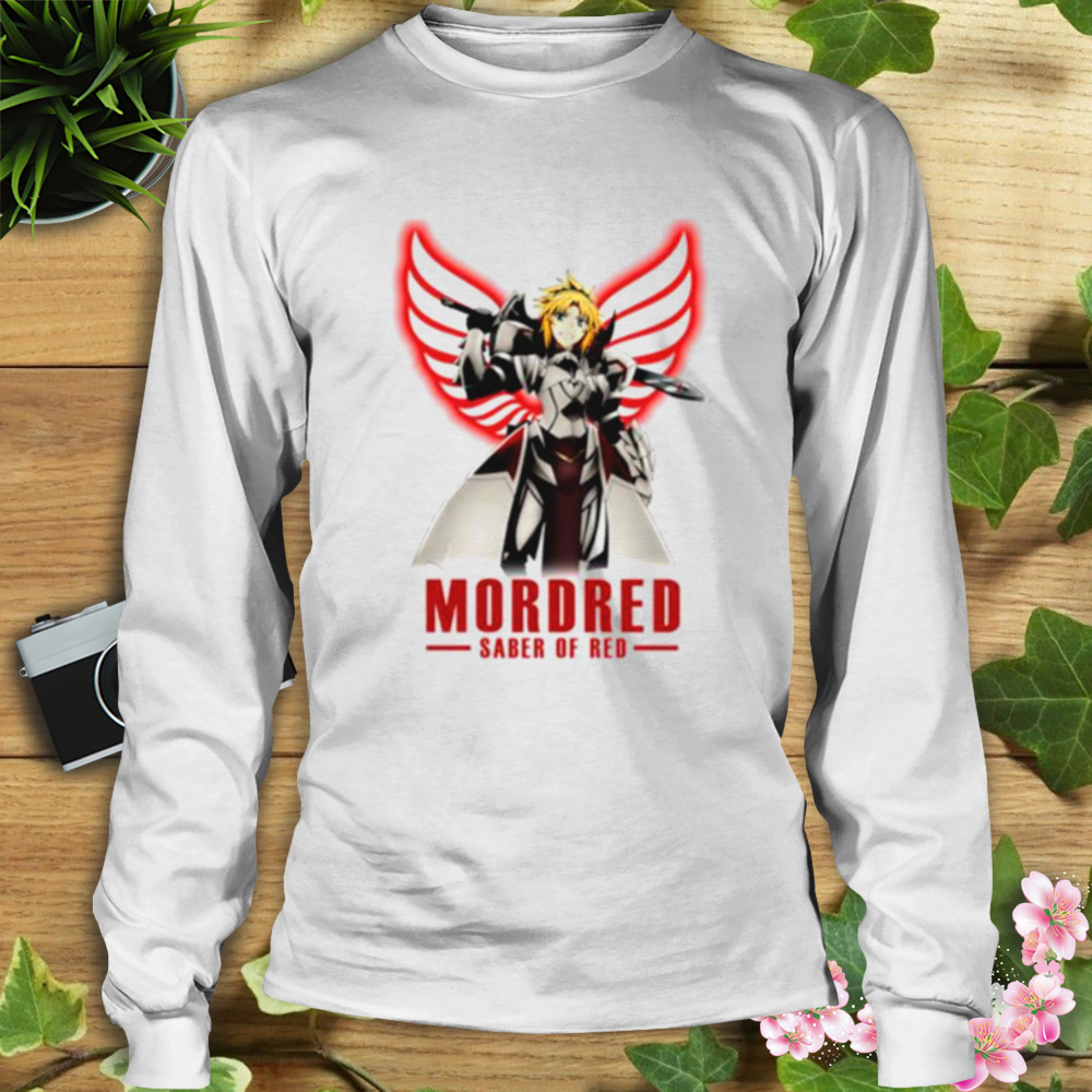 Mordred Saber Of Red Fate Stay Night shirt 3 Longsleeve shirt