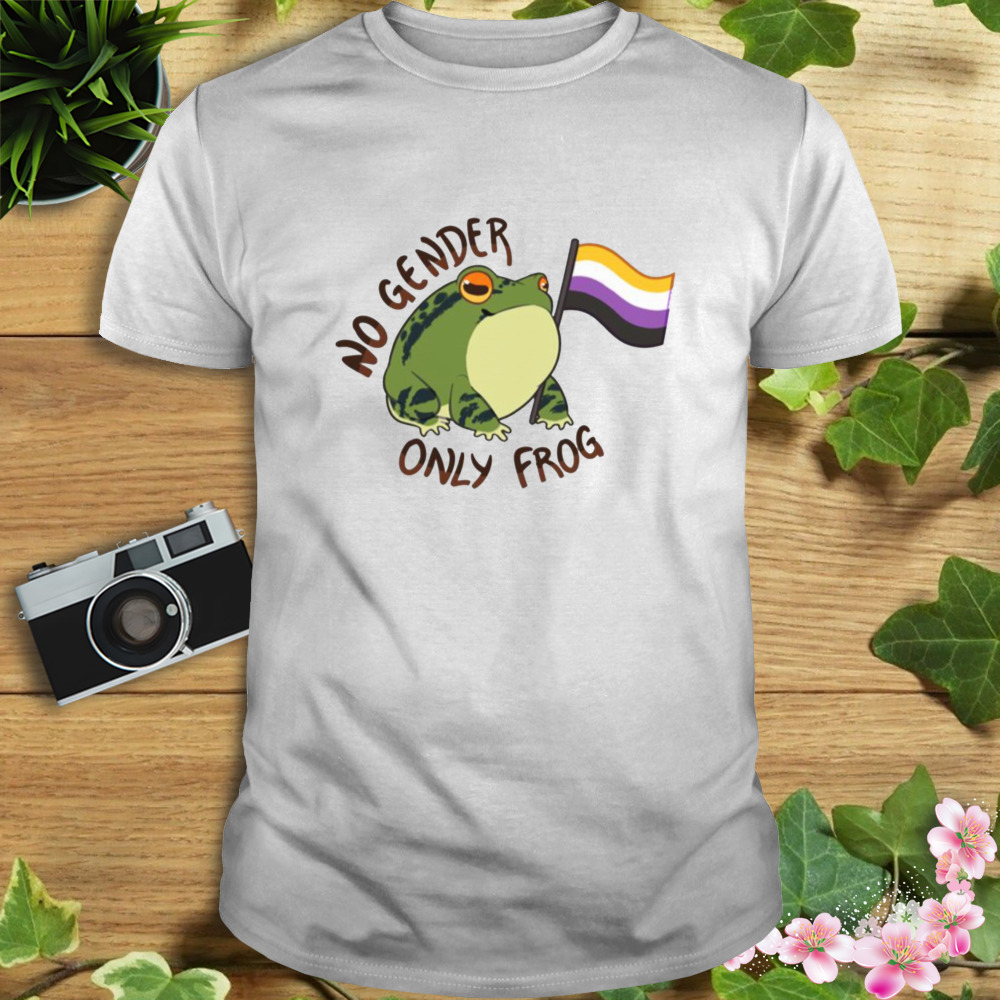 No Gender Only Frog Pride Nonbinary Lgbtq Pride Month shirt