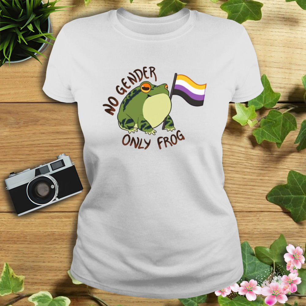 No Gender Only Frog Pride Nonbinary Lgbtq Pride Month shirt 2 Women's shirt