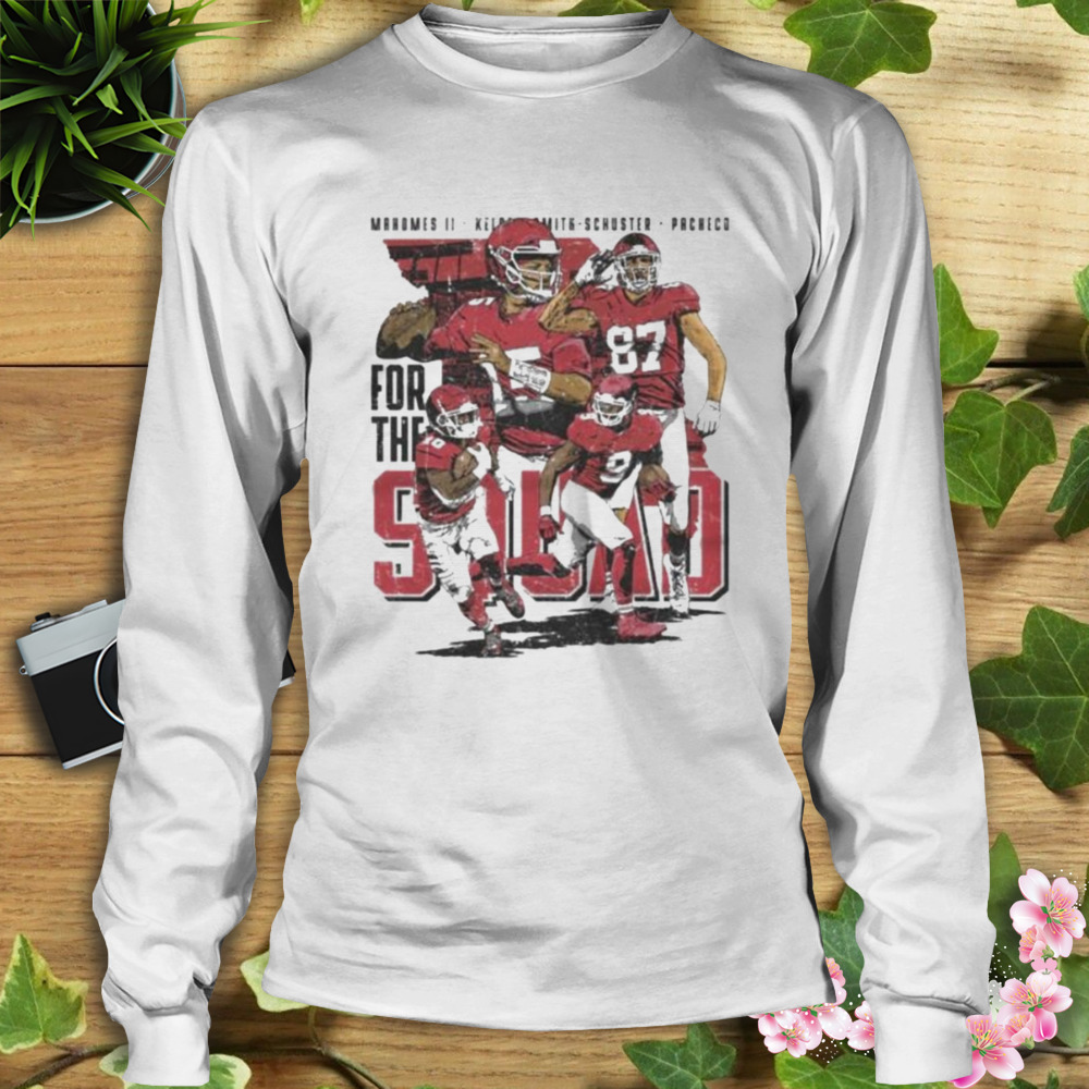 Patrick Mahomes Kansas City Chiefs for the squad shirt 3 Longsleeve shirt