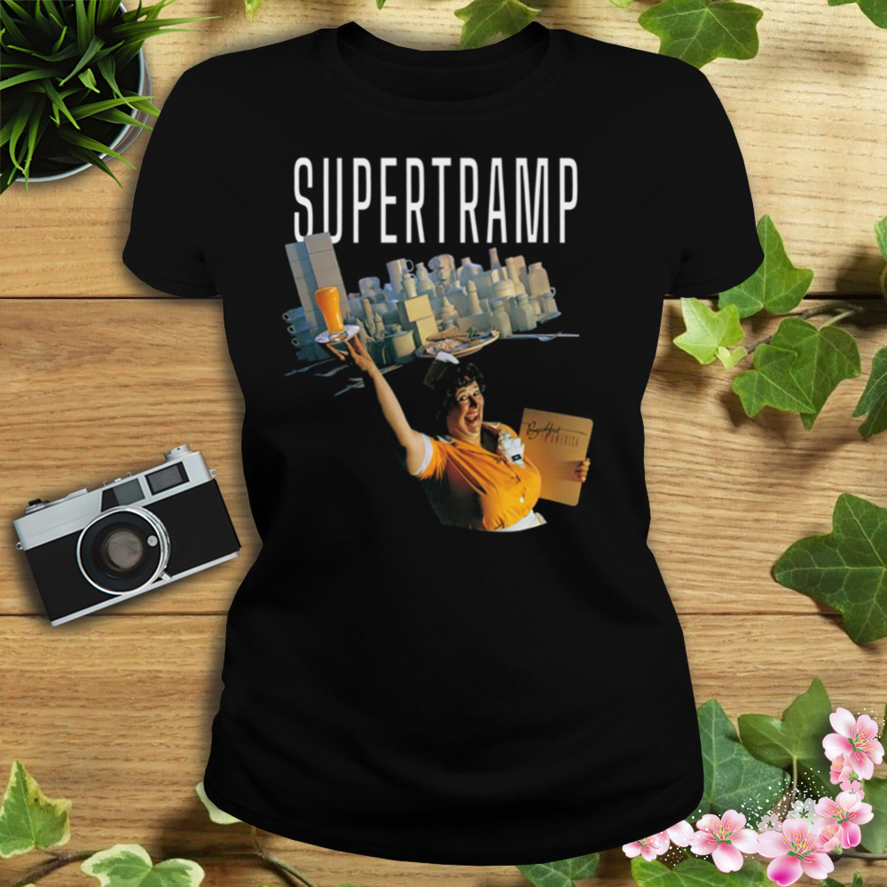 Bezwaar Meestal reguleren Studio Album Supertramp Breakfast In America shirt - Wow Tshirt Store Online
