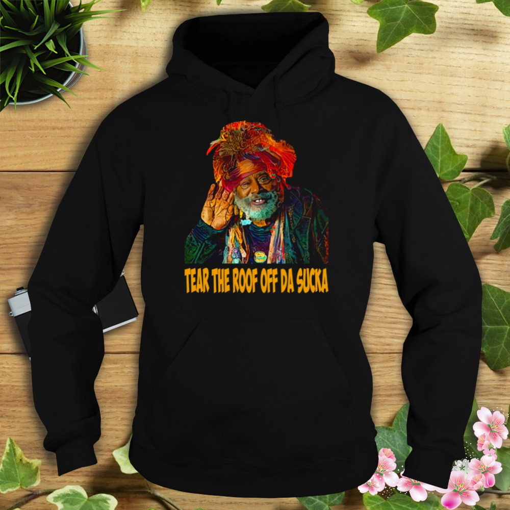 Tear The Roof Off Da Sucka George Clinton Color Art Gift Graphic 4 Hoodie tshirt