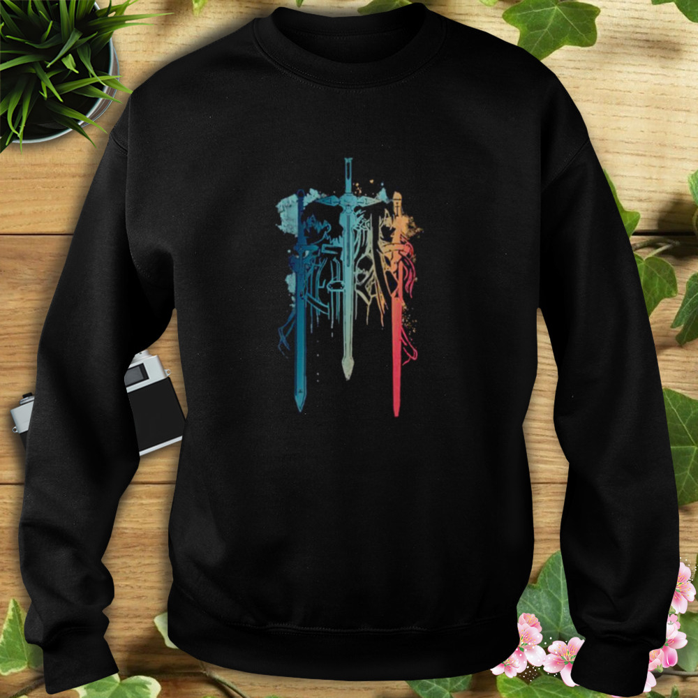 Sword Art Duo Sao Sword Art Online Sword Art Online shirt 5 Sweat tshirt