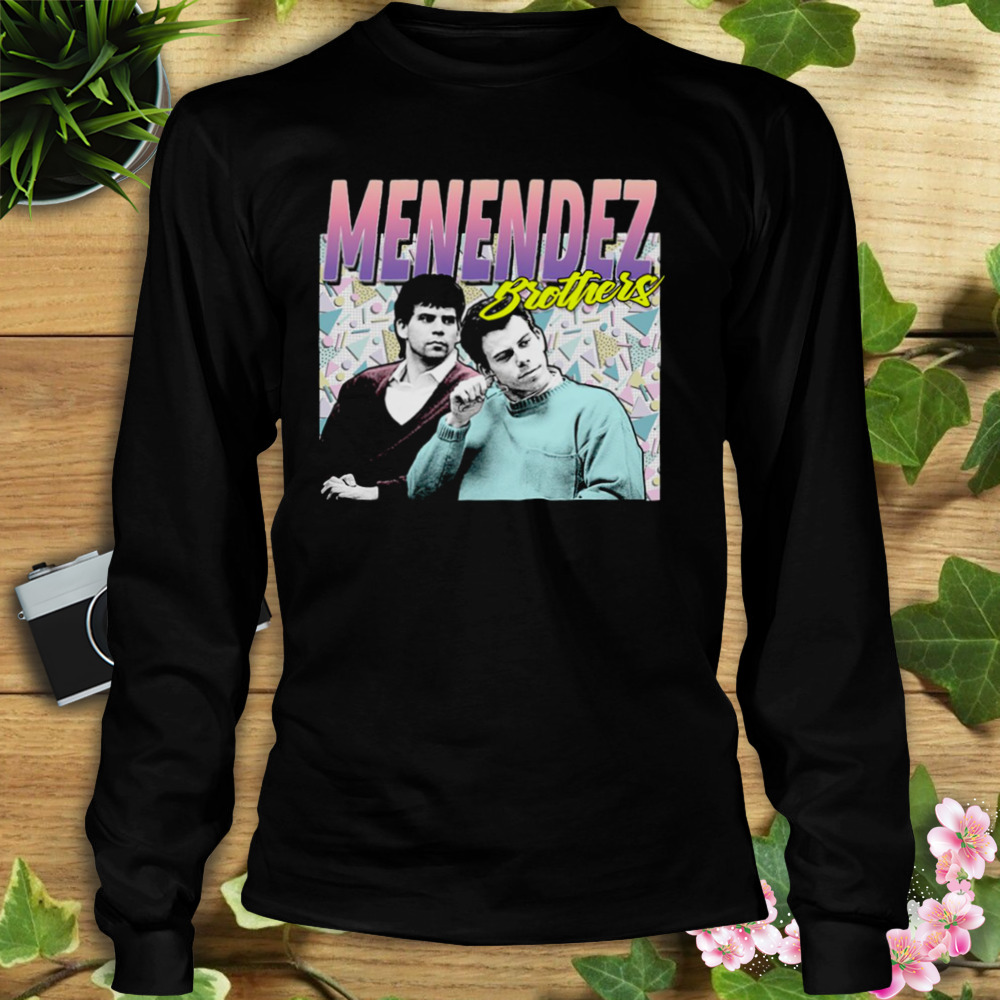 The Menendez Brothers 90s Styled Retro Graphic Design shirt 3 Longsleeve tshirt