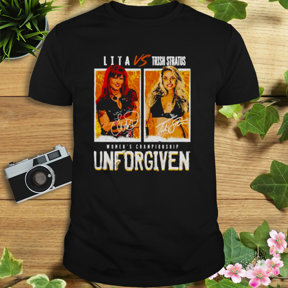 lita vs Trish Stratus Unforgiven match women’s championship shirt