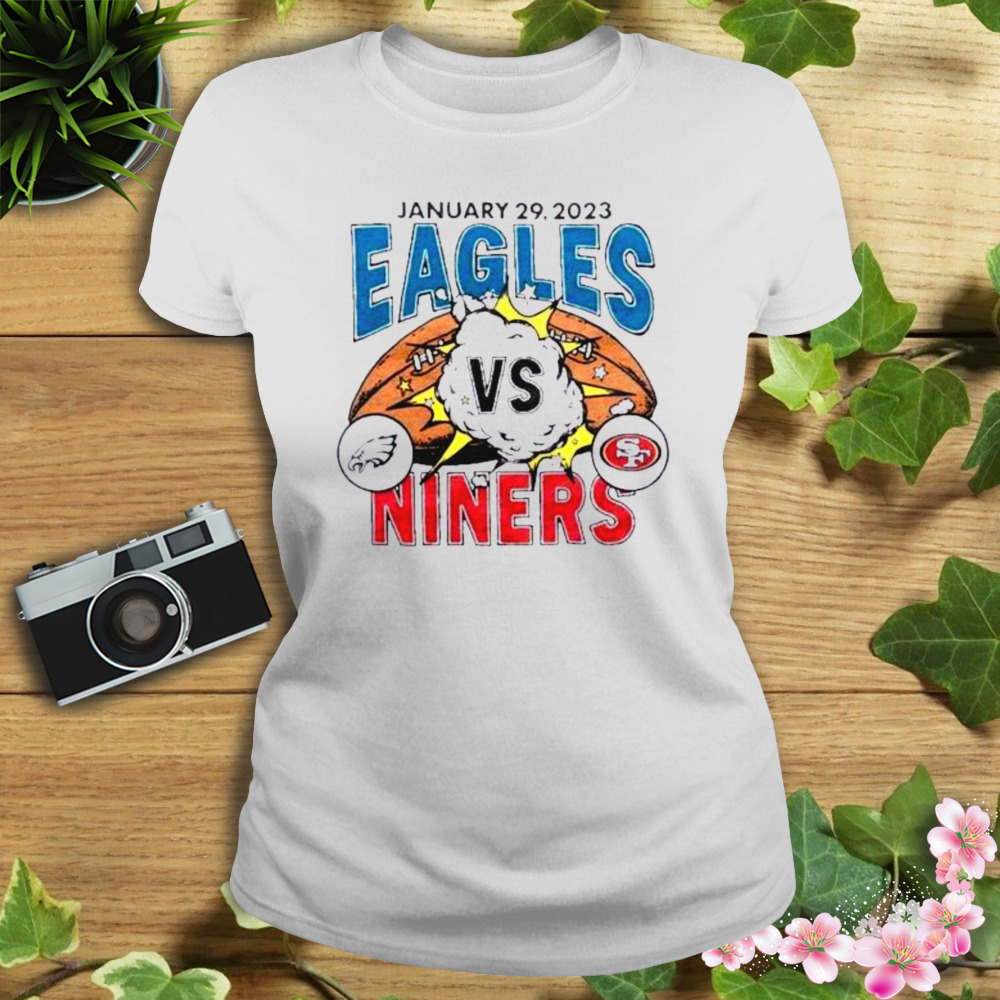 Philadelphia eagles vs san francisco 49ers january 29 2023 shirt 2 Women's shirt