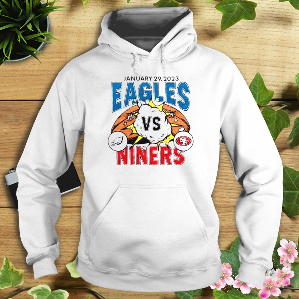 Philadelphia eagles vs san francisco 49ers january 29 2023 shirt 4 Hoodie shirt
