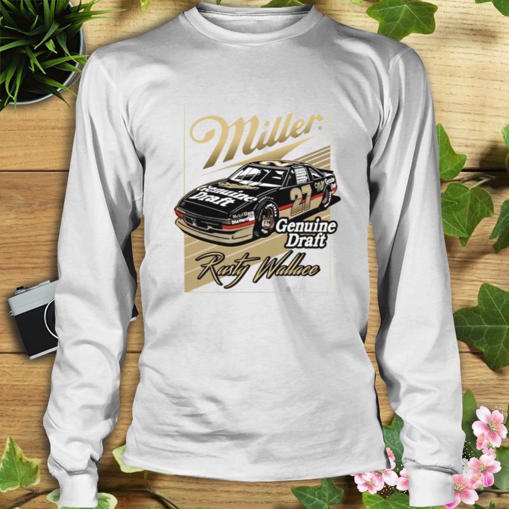 Rusty Wallace Nascar Retro 90s Style shirt 3 Longsleeve shirt