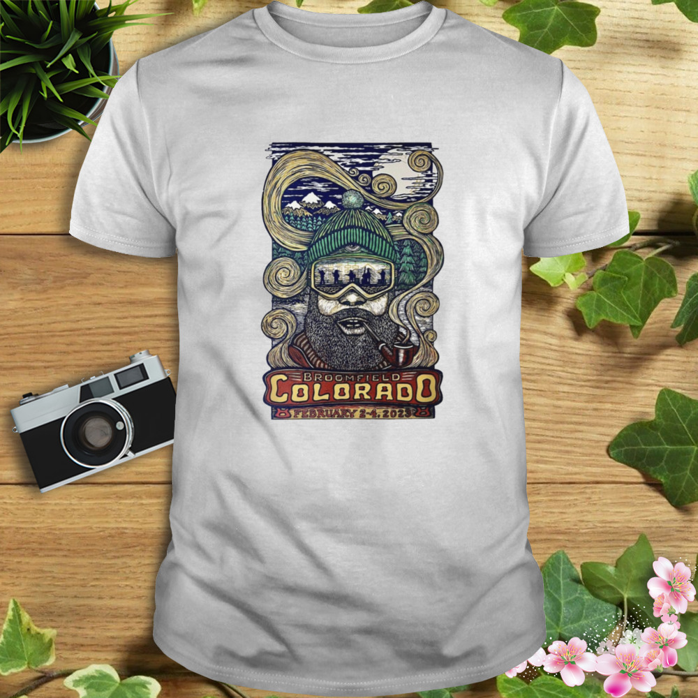 Billy Strings Broomfield 2023 February 2nd & 4th Broomfield Colorado Poster Shirt 1 Unisex shirt