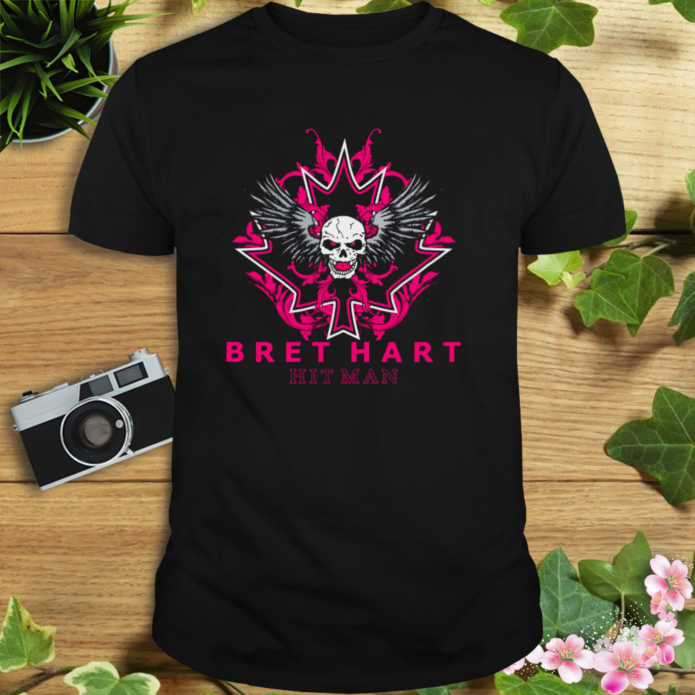Bret Hart Fanatics Branded Hitman Maple Leaf T-Shirt