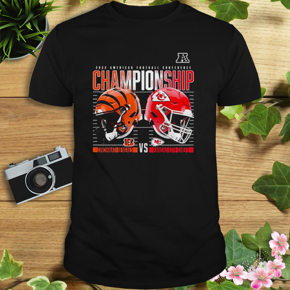 Cincinnati Bengals vs. Kansas City Chiefs 2022 AFC Championship T-shirt