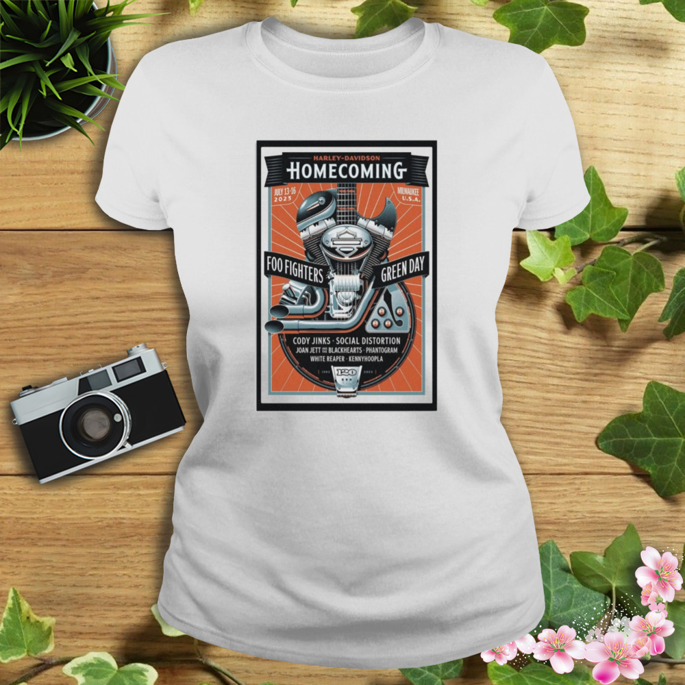 Foo Fighters 2023 July 13th & 15th Veterans Park Milwaukee shirt 2 Women's shirt