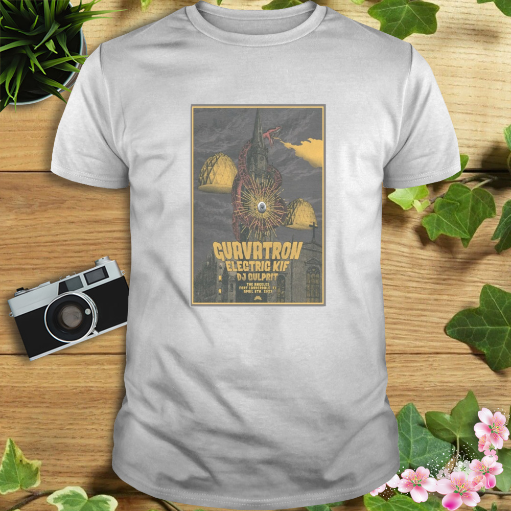 Guavatron 2023 Electric KIF April 8th The Angeles Fort Lauderdale FL Poster Shirt 1 Unisex shirt