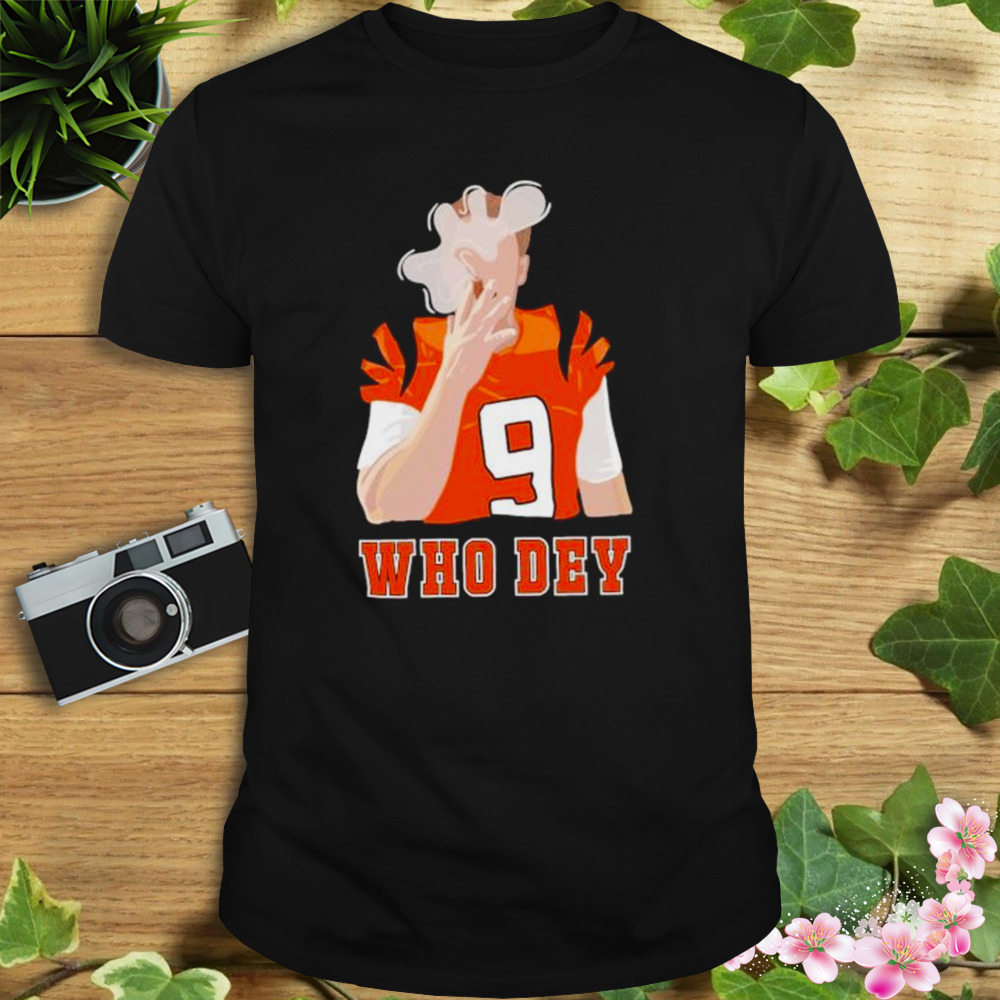 Joe Burrow Who Dey Smoking Shirt