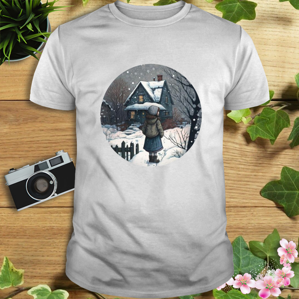 Winter Night Snowy Day Enid shirt