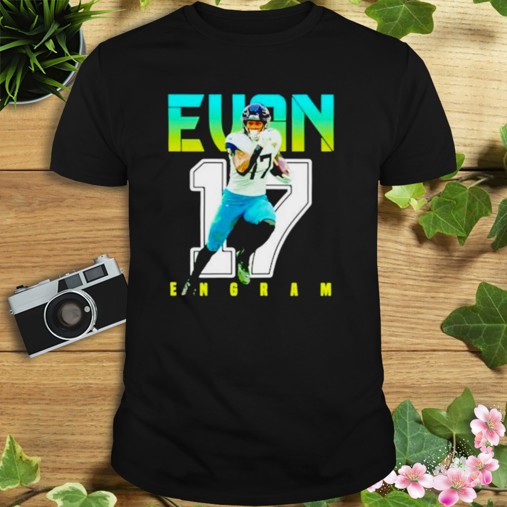 evan Engram 17 Jacksonville Jaguars football poster shirt