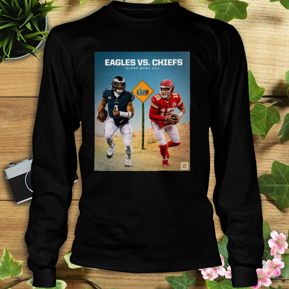 Eagles Vs Chiefs Super Bowl LVII 2023 shirt - Wow Tshirt Store Online