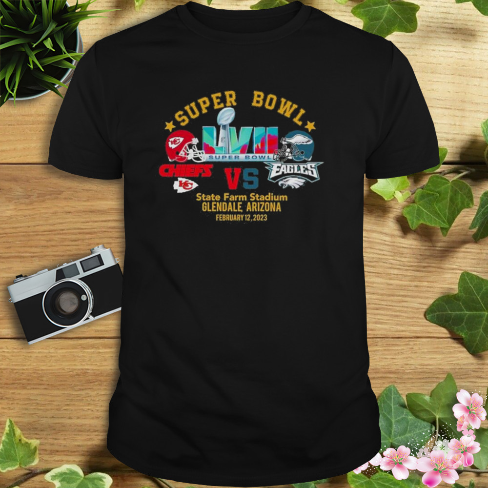 Super Bowl 2023 Philadelphia Eagles VS Kansas City Cheifs T Shirt