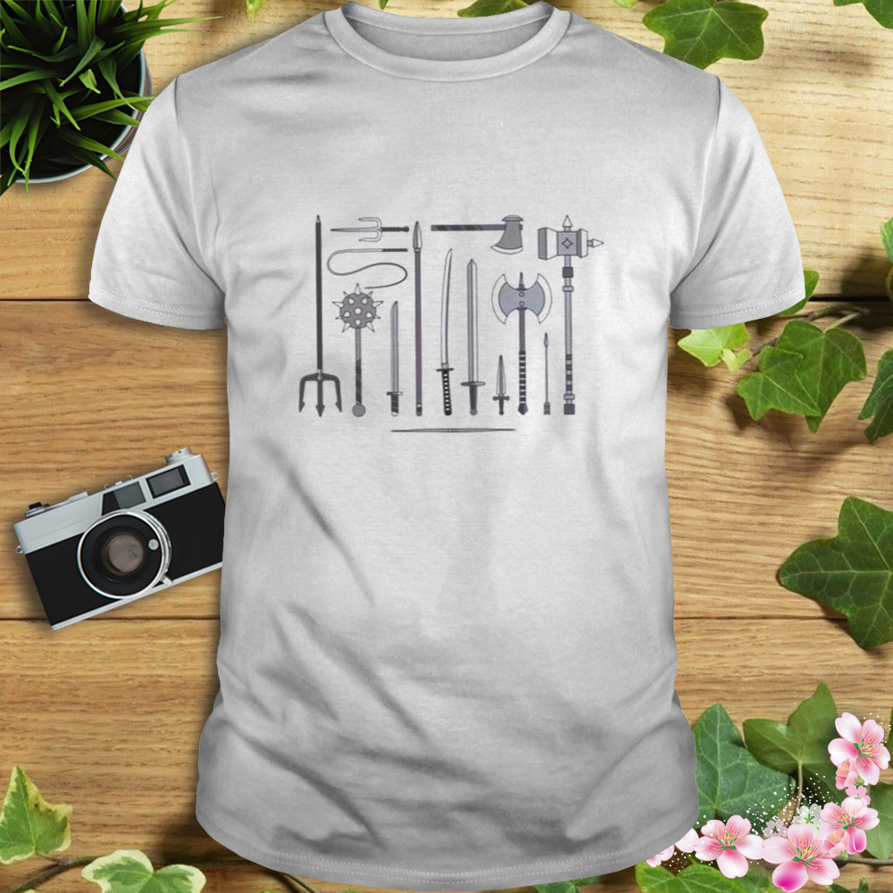 Medieval Weapons Design shirt