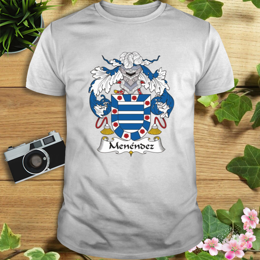 Menendez Coat Of Arms Family Crest Logo shirt