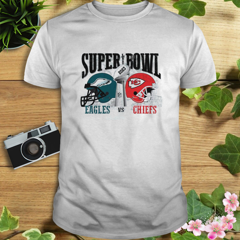 Philadelphia Eagles Vs Kansas City Chiefs 2023 LVII Super Bowl shirt 1 Unisex shirt
