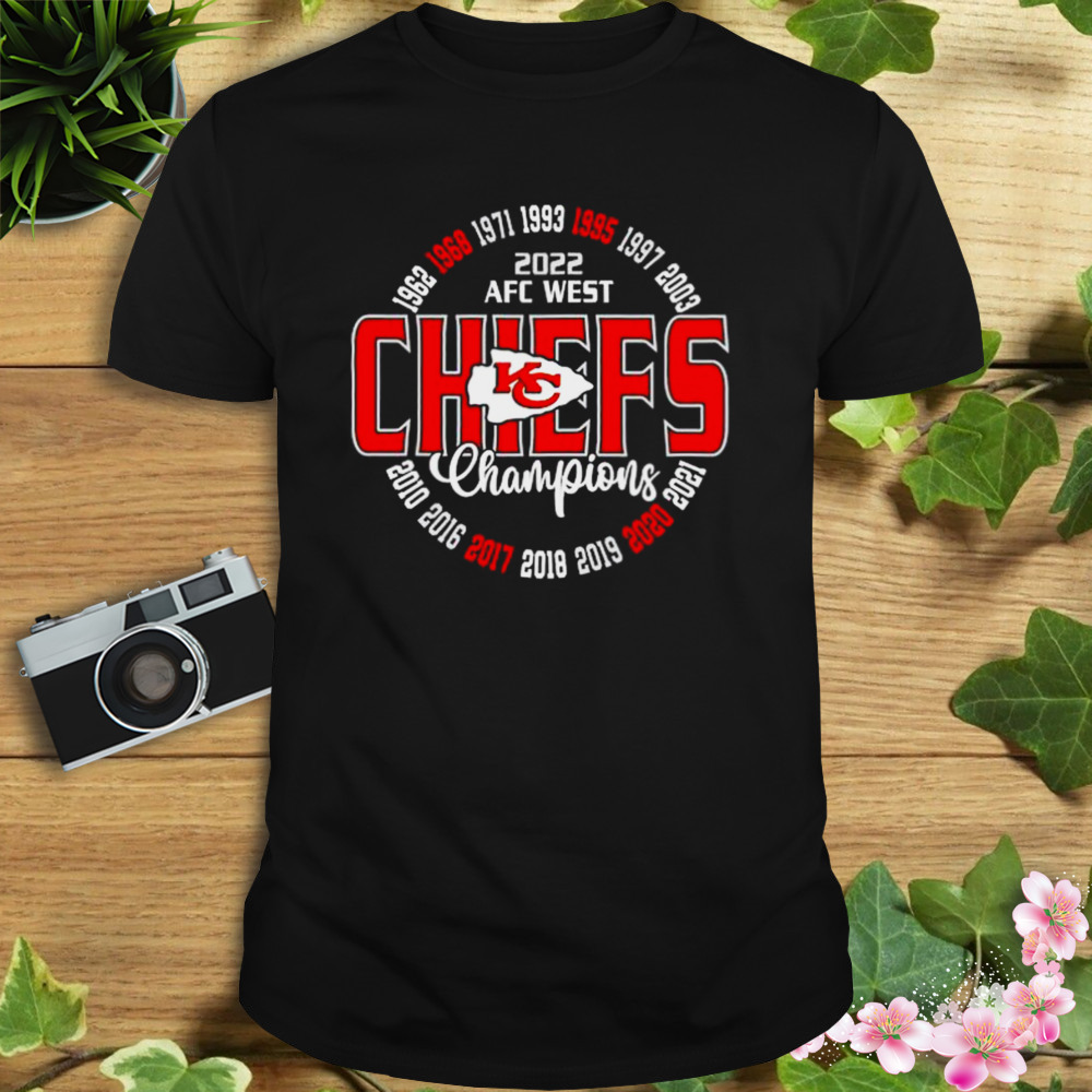 Kansas City Chiefs 2022 AFC West Champions shirt - Wow Tshirt Store Online