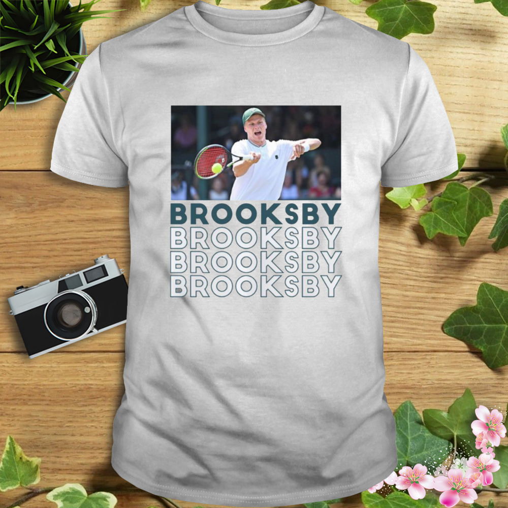Typo Design Tennis Player Jenson Brooksby shirt