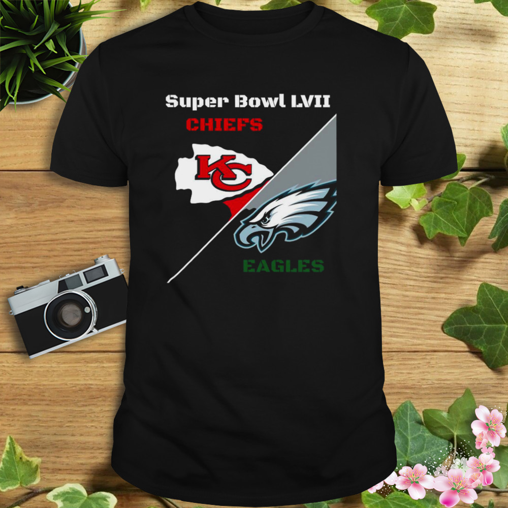 2023 Super Bowl LVII Kansas City Chiefs Vs Philadelphia Eagles t-shirt