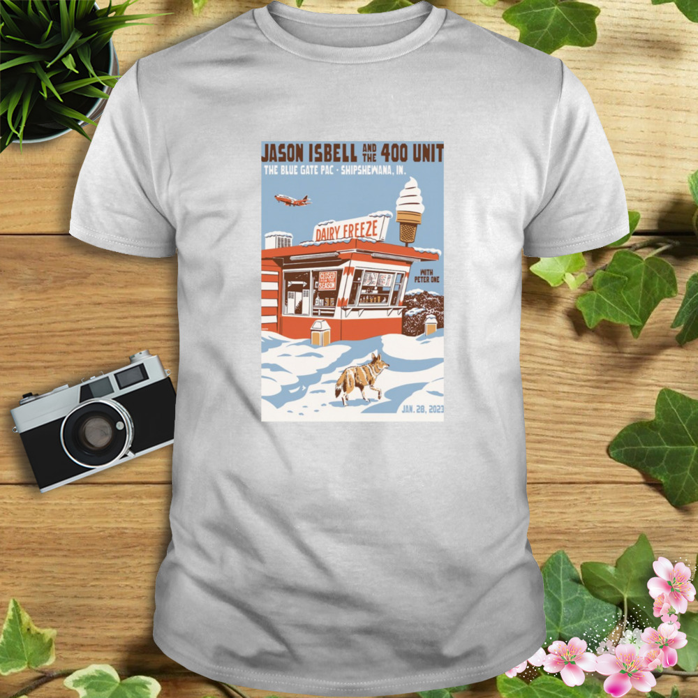 Jason Isbell And The 400 Unit 2023 January 28th The Blue Gate Pac Shipshewana Indiana shirt