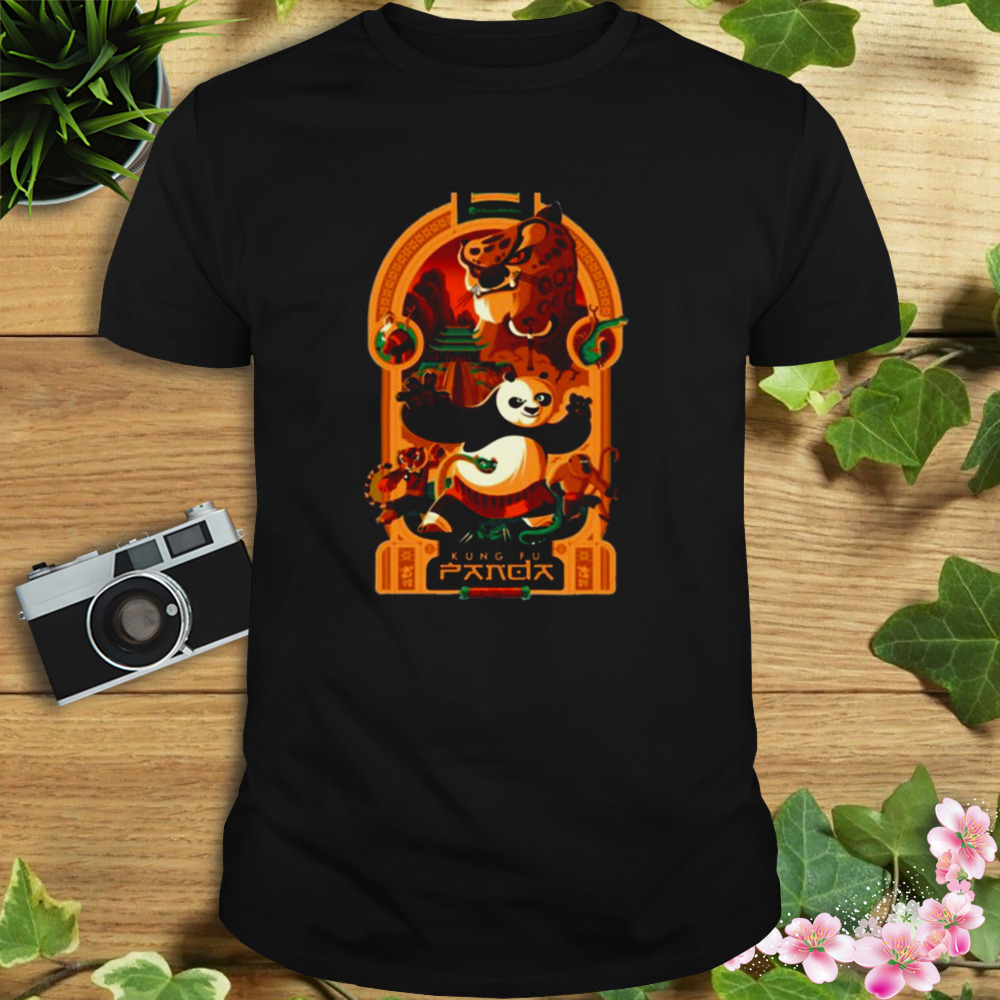 Traditional Design Kung Fu Panda shirt