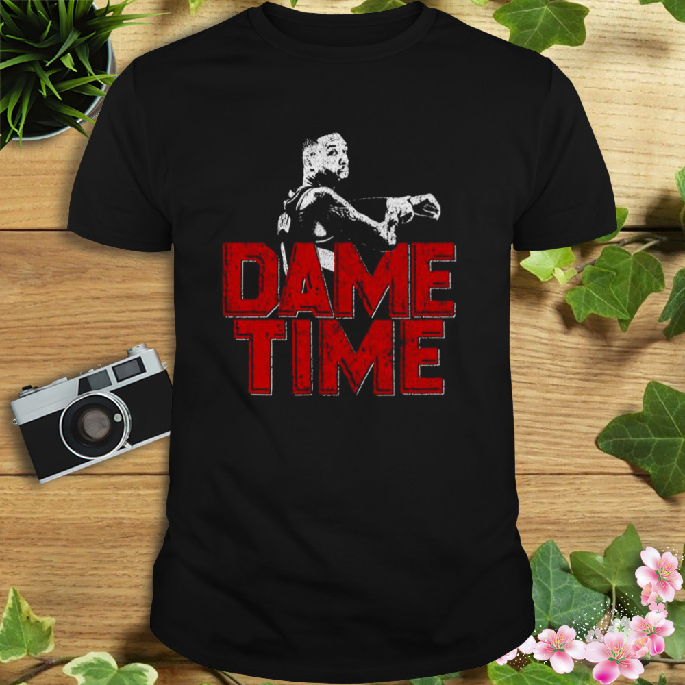 Distressed Design Dame Time Damian Lillard shirt