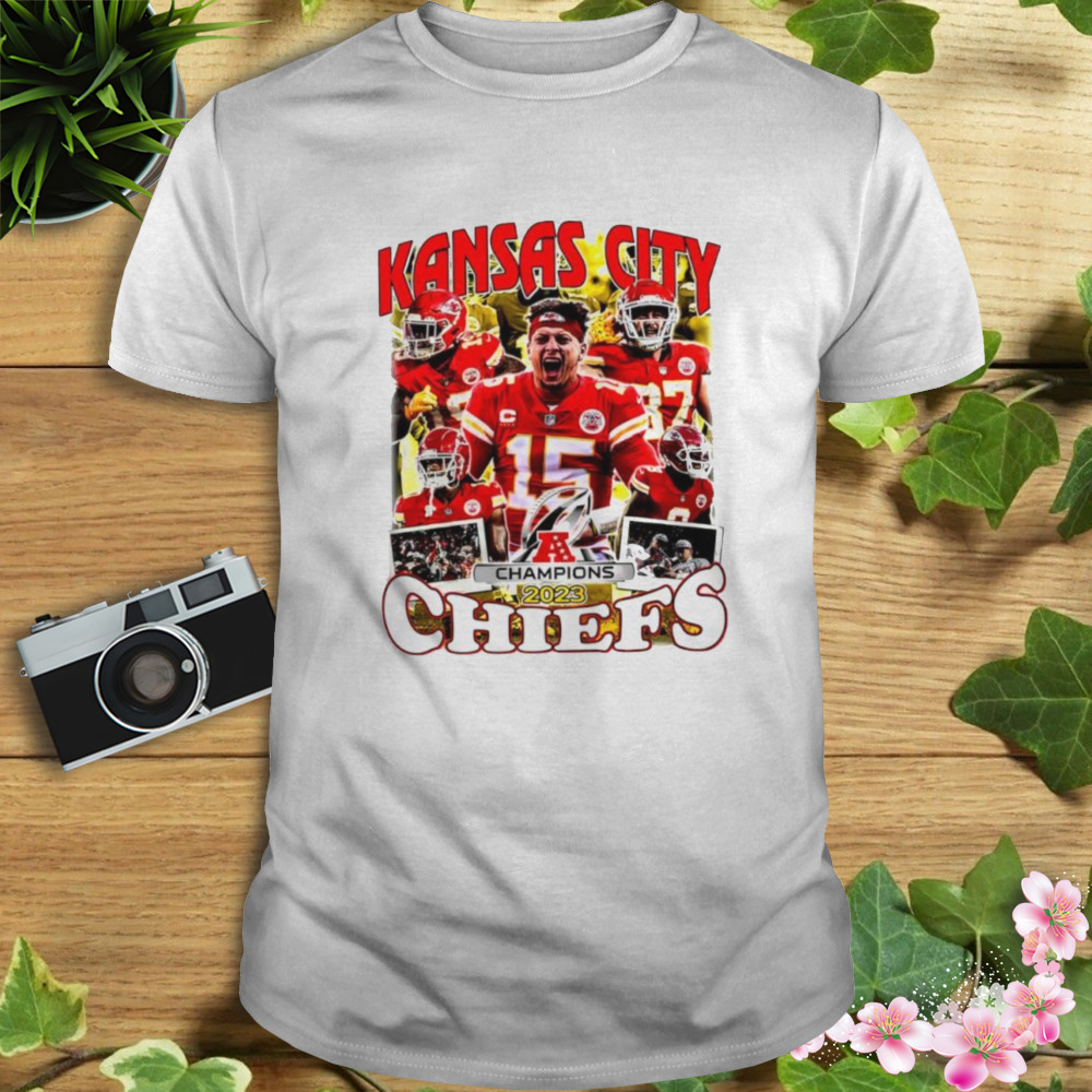Kansas City Chiefs AFC Champions 2023 T-shirt - Store T-shirt Shopping  Online
